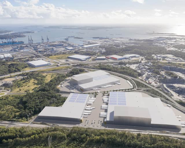 Vision image of the area in Halvorsäng.